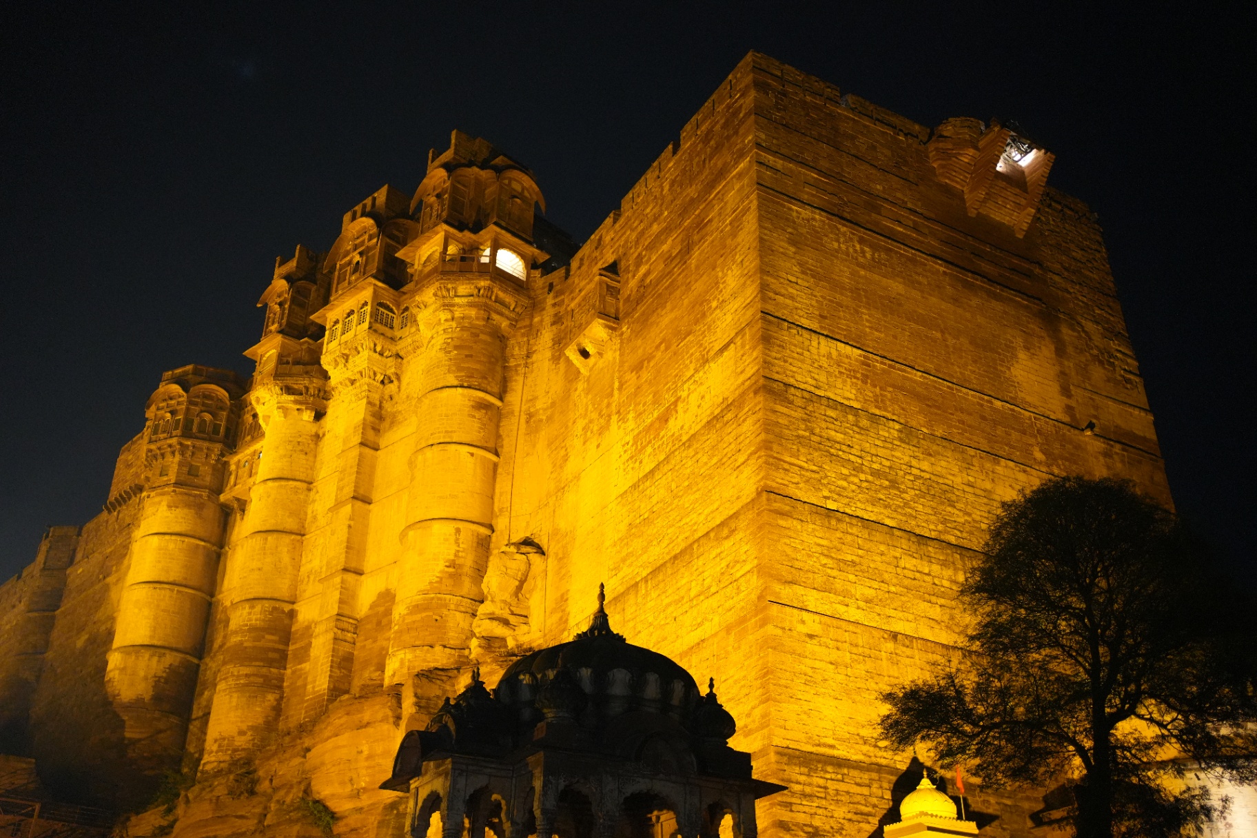 Mehrangarh Fort by night