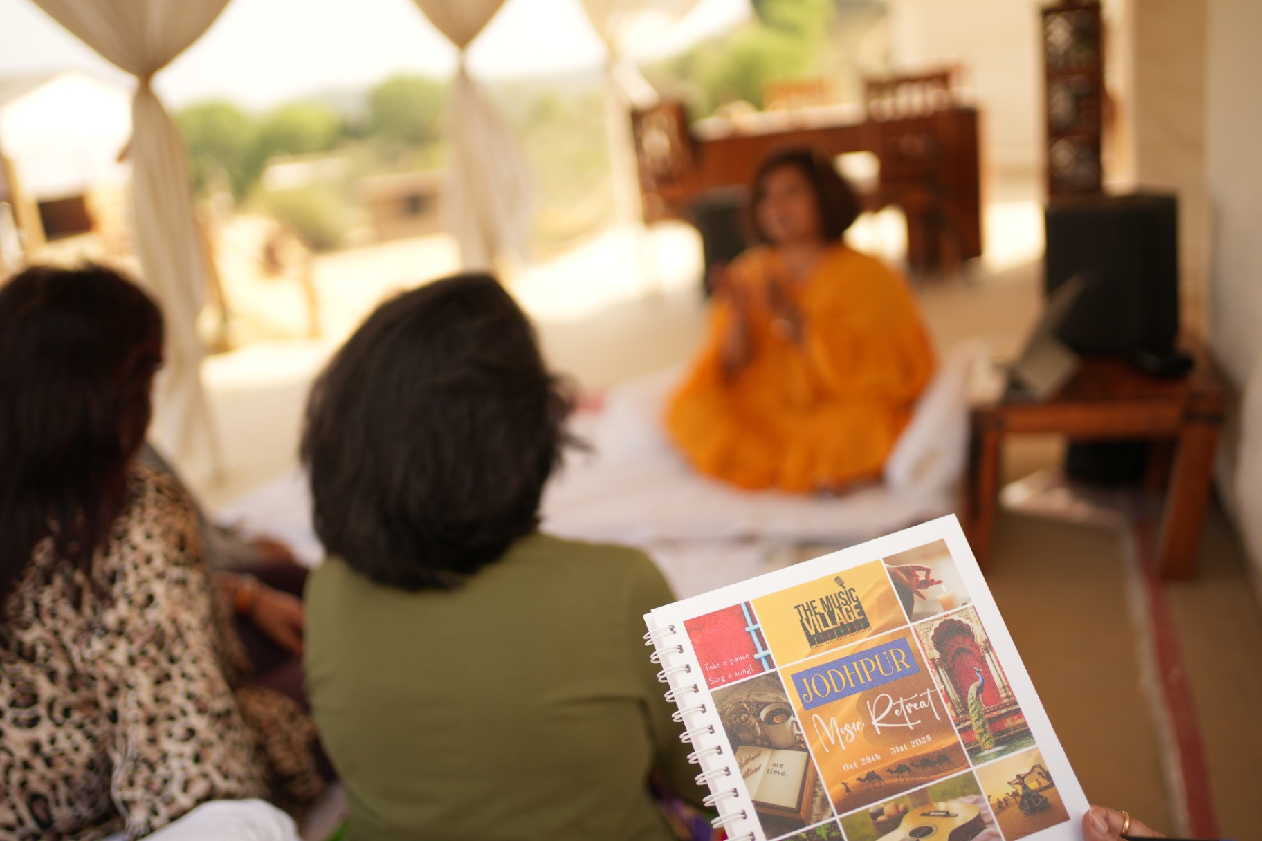 Jodhpur Music Retreat — session in progress