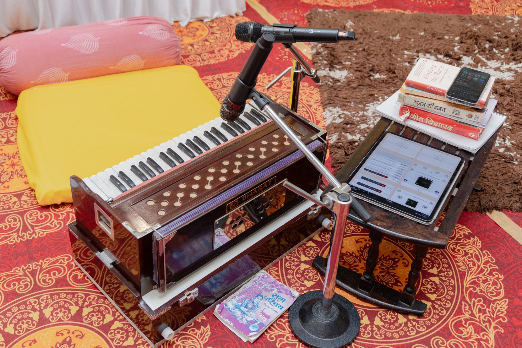 The harmonium — a session's heartbeat
