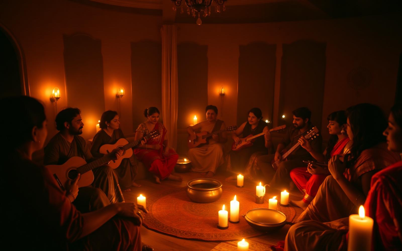 A music & wellness gathering at The Music Village India
